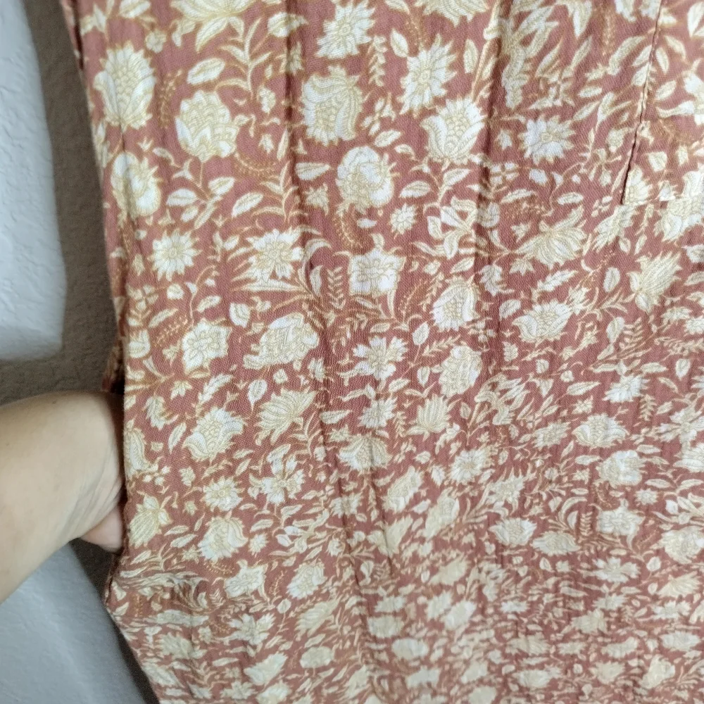 Faherty Hana Sierra India Floral Mini Dress Sz S - Picture 6 of 9